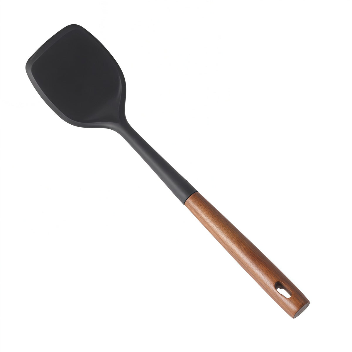 Silicone Cooking Spatula With Wooden Handle